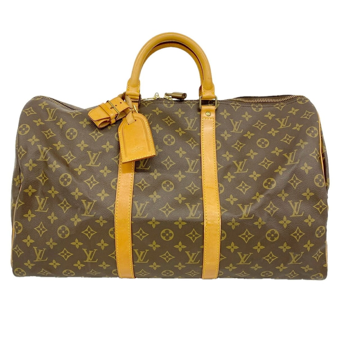 Louis Vuitton Bags - Boston Monogram Keepall 50 M41426 Brown Men's & Women's: --- Catalog ---Category: SizeSize (HxWxD): 28.5cm x 50cm x 22cm / 11.22'' x 19.68'' x 8.66''Category: DesignType: Boston bagColor: BrownGender: Men,WomenCategory: GeneralMPN: M41426Brand: Louis Vuitto