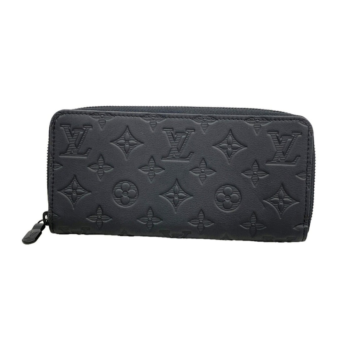 Louis Vuitton Monogram Shadow Zippy Wallet Horizontal M80333 Black Men's Long (1 of 11)