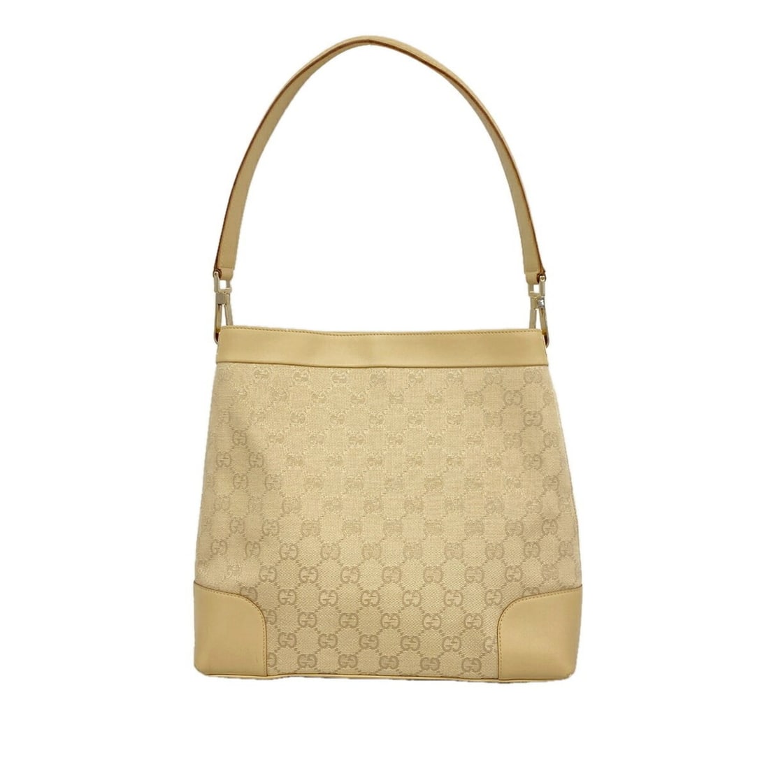 Gucci GG Canvas Shoulder Bag 33900 Beige Women's: --- Catalog ---Category: SizeSize (HxWxD): 26cm x 27.5cm x 7cm / 10.23'' x 10.82'' x 2.75''Category: DesignType: Shoulder bagColor: BeigeGender: WomenMaterial: Canvas Hardware Color: GoldCategory: Gen