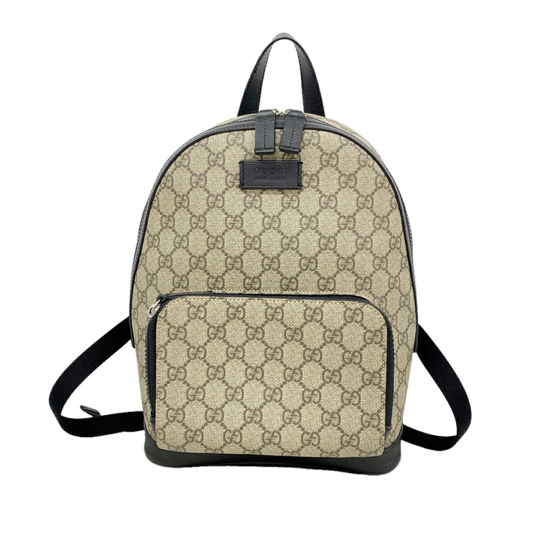 Gucci GG Supreme Backpack/Daypack 429020 Brown Black Women's (1 of 10)
