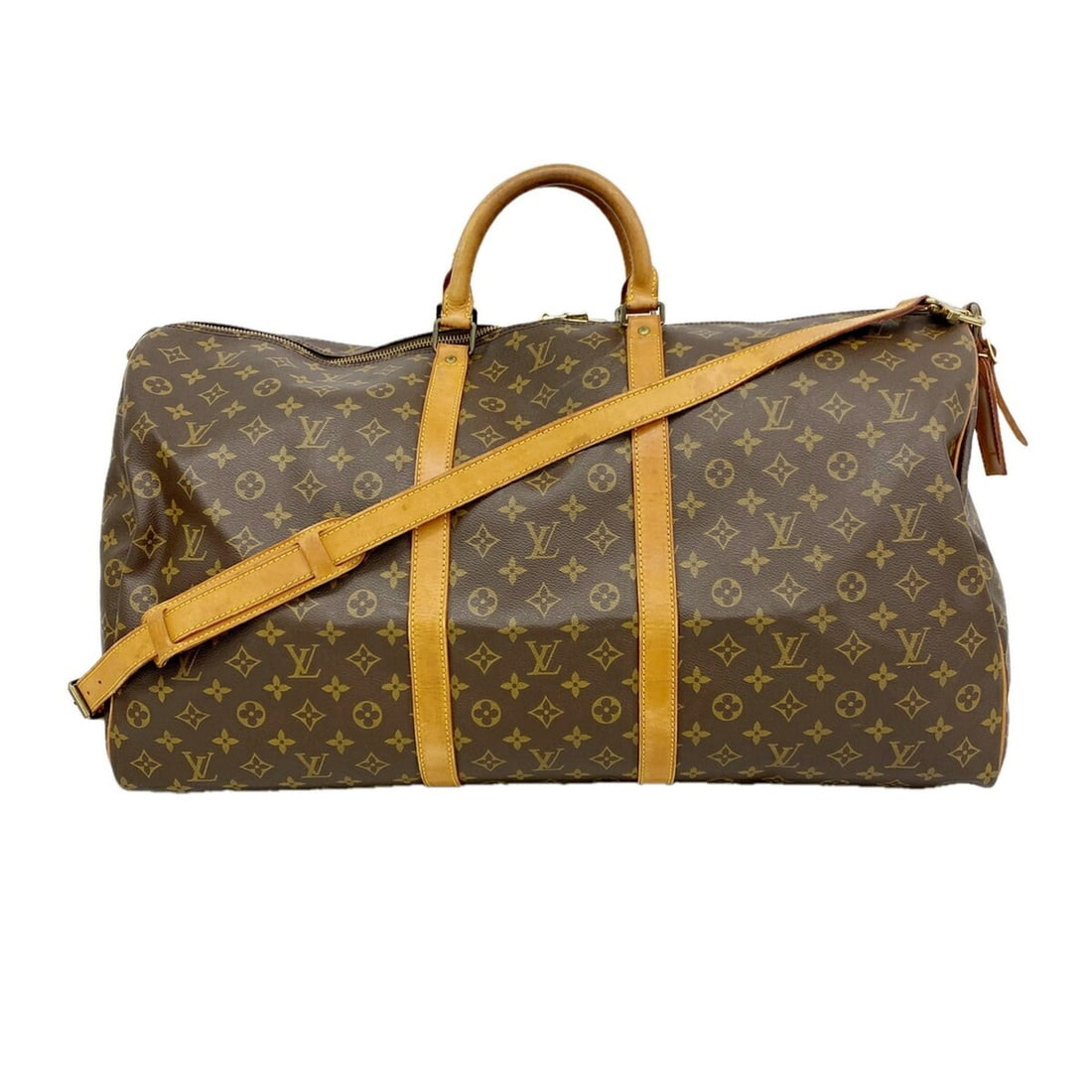 Louis Vuitton Bags - Boston Monogram Keepall Bandoulière 60 M41412 Brown Men's & Women's (1 of 13)