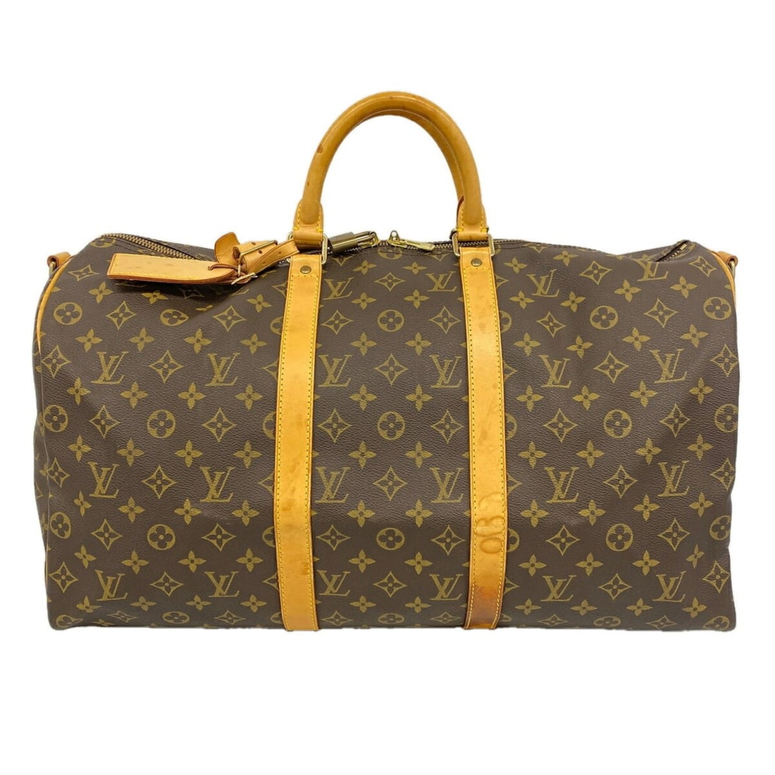 Louis Vuitton Bags - Boston Monogram Keepall Bandoulière 50 M41416 Brown Men's & Women's: --- Catalog ---Category: SizeSize (HxWxD): 28cm x 50cm x 22cm / 11.02'' x 19.68'' x 8.66''Category: DesignType: Boston bagColor: BrownGender: Men,WomenCategory: GeneralMPN: M41416Brand: Louis Vuitton-