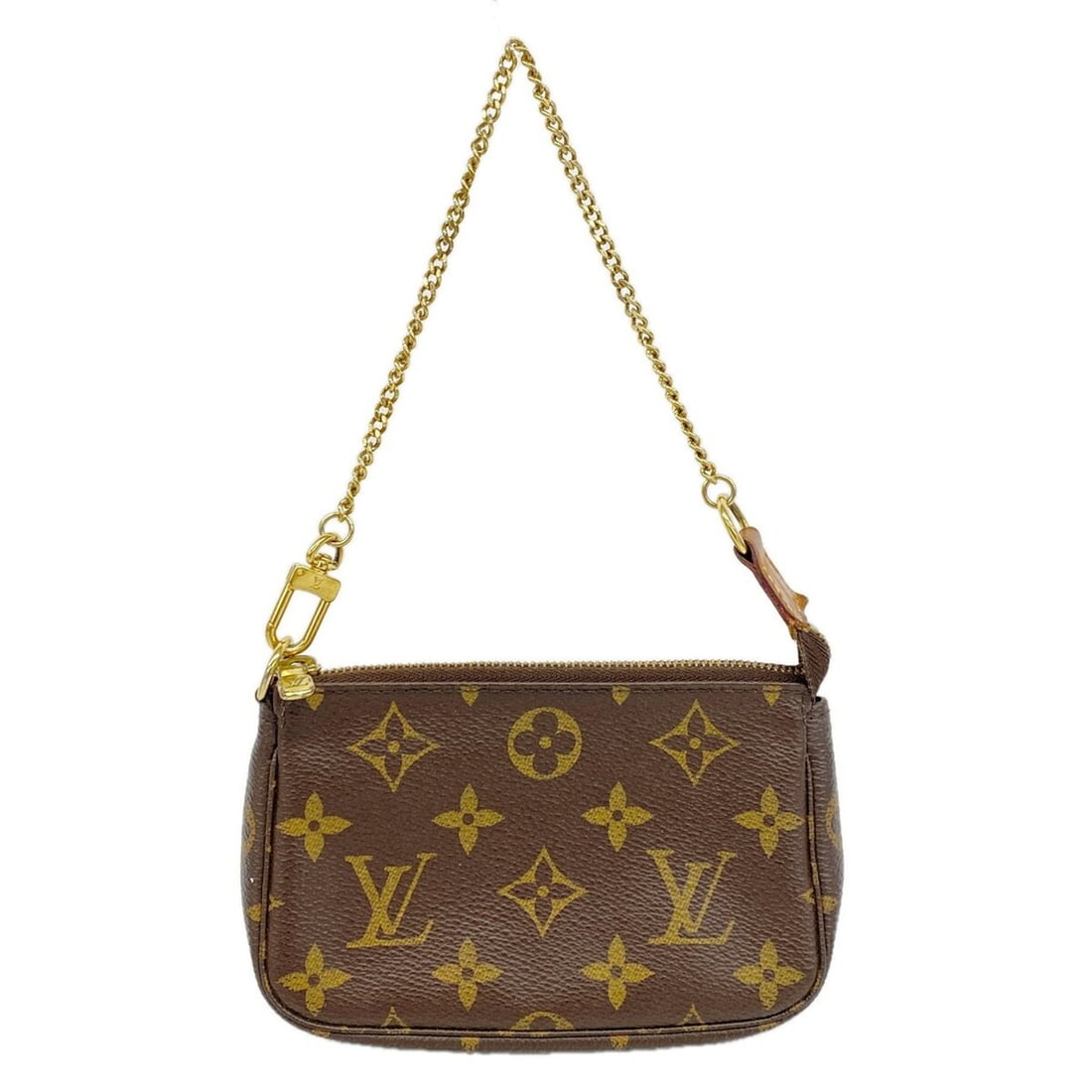 Louis Vuitton Monogram Mini Pochette Accessoires M58009 Brown Women's Bag/Pouch: --- Catalog ---Category: SizeSize (HxWxD): 9.5cm x 15cm x 2.5cm / 3.74'' x 5.9'' x 0.98''Category: DesignType: PouchColor: BrownGender: WomenCategory: GeneralMPN: M58009Brand: Louis Vuitton--- Item Li