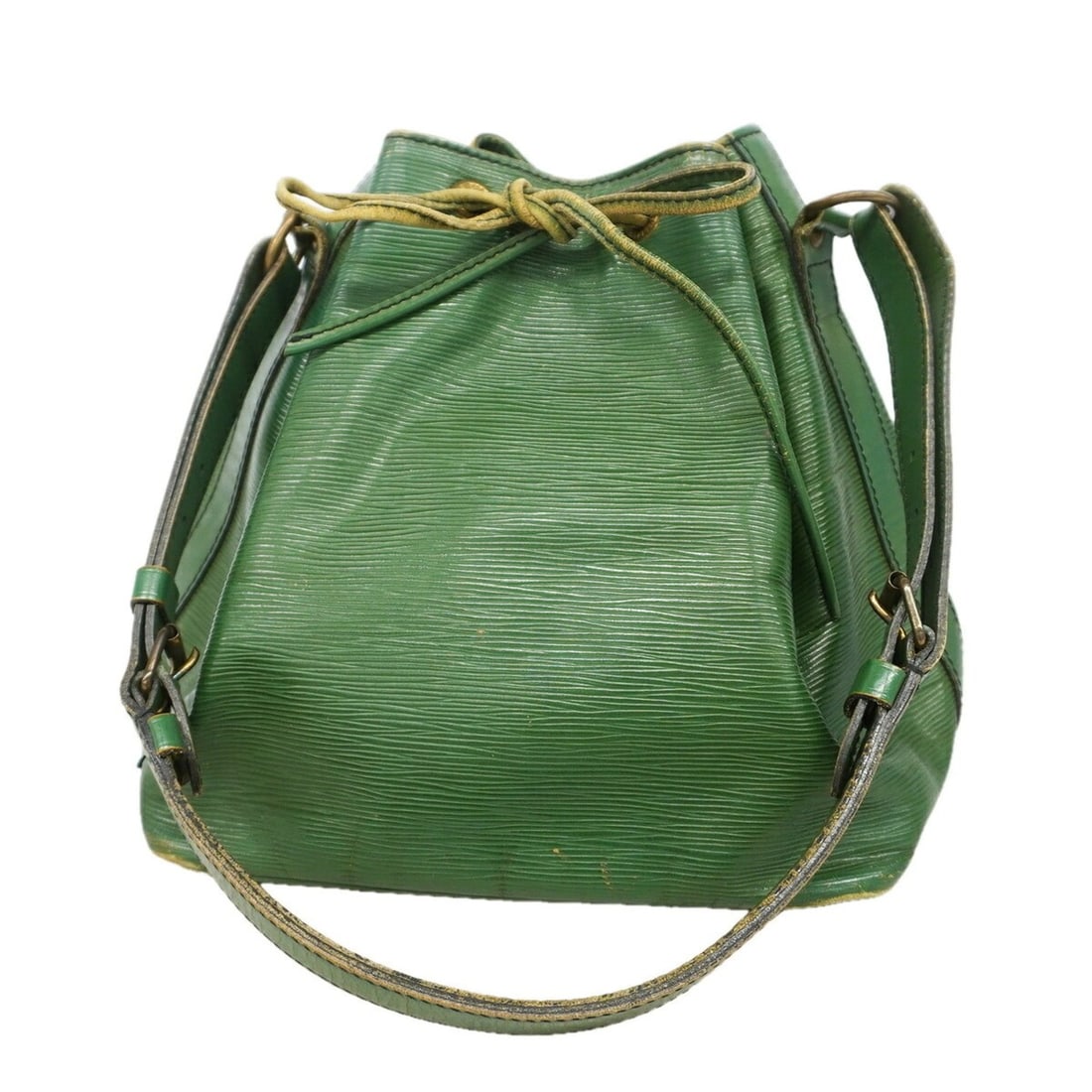 Louis Vuitton Epi Petit Noé Shoulder Bag M44104 Borneo Green (Women's): --- Catalog ---Category: SizeSize (HxWxD): 28cm x 25cm x 19cm / 11.02'' x 9.84'' x 7.48''Category: DesignType: Shoulder bagColor: Borneo greenGender: WomenCategory: GeneralMPN: M44104Brand: Louis Vuit