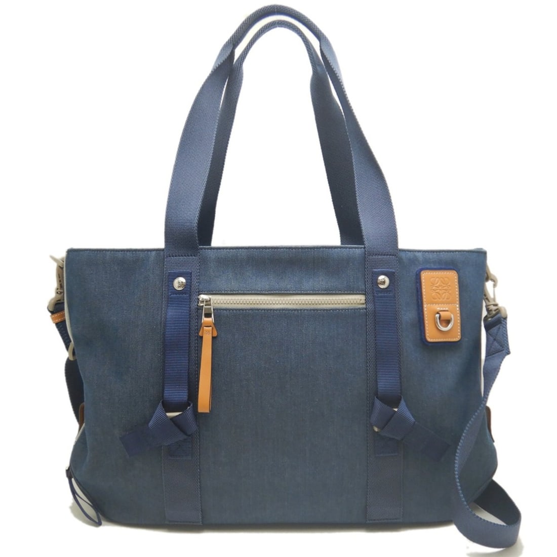 LOEWE Eye Nature 301.51.U42 Tote Bag, Cotton Denim, Blue, Women's, 254184: --- Catalog ---Category: SizeSize (HxWxD): 31cm x 40cm x 5cm / 12.2'' x 15.74'' x 1.96''Category: DesignType: Tote bagColor: BlueGender: WomenMaterial: Cotton , Denim Category: GeneralBrand: LoeweCoun