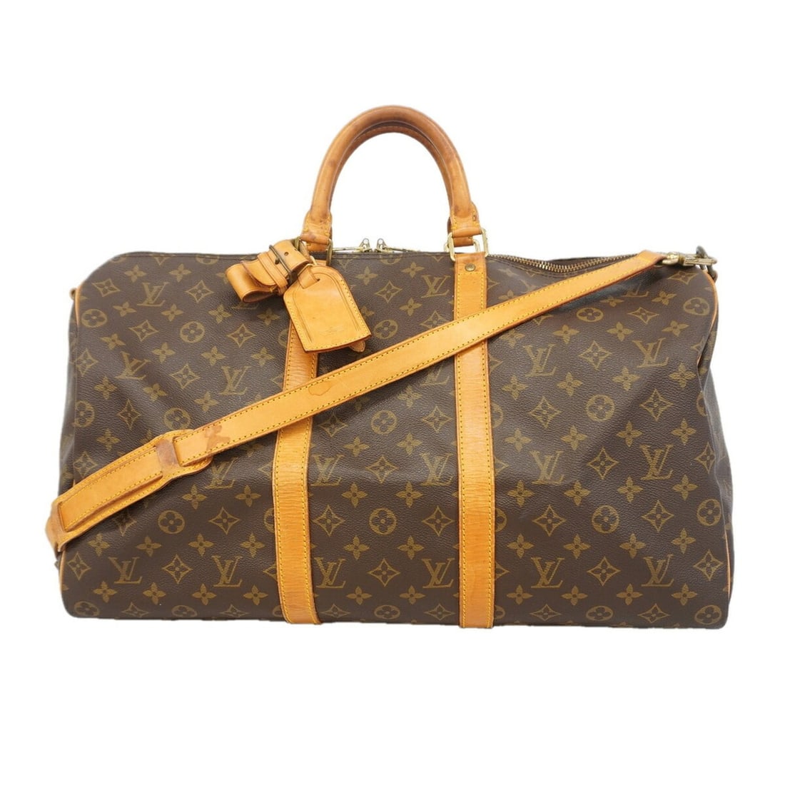 Louis Vuitton Bags - Boston Monogram Keepall Bandoulière 50 M41416 Brown Men's & Women's: --- Catalog ---Category: SizeSize (HxWxD): 29cm x 50cm x 23cm / 11.41'' x 19.68'' x 9.05''Category: DesignType: Boston bagColor: BrownGender: Men,WomenCategory: GeneralMPN: M41416Brand: Louis Vuitton-