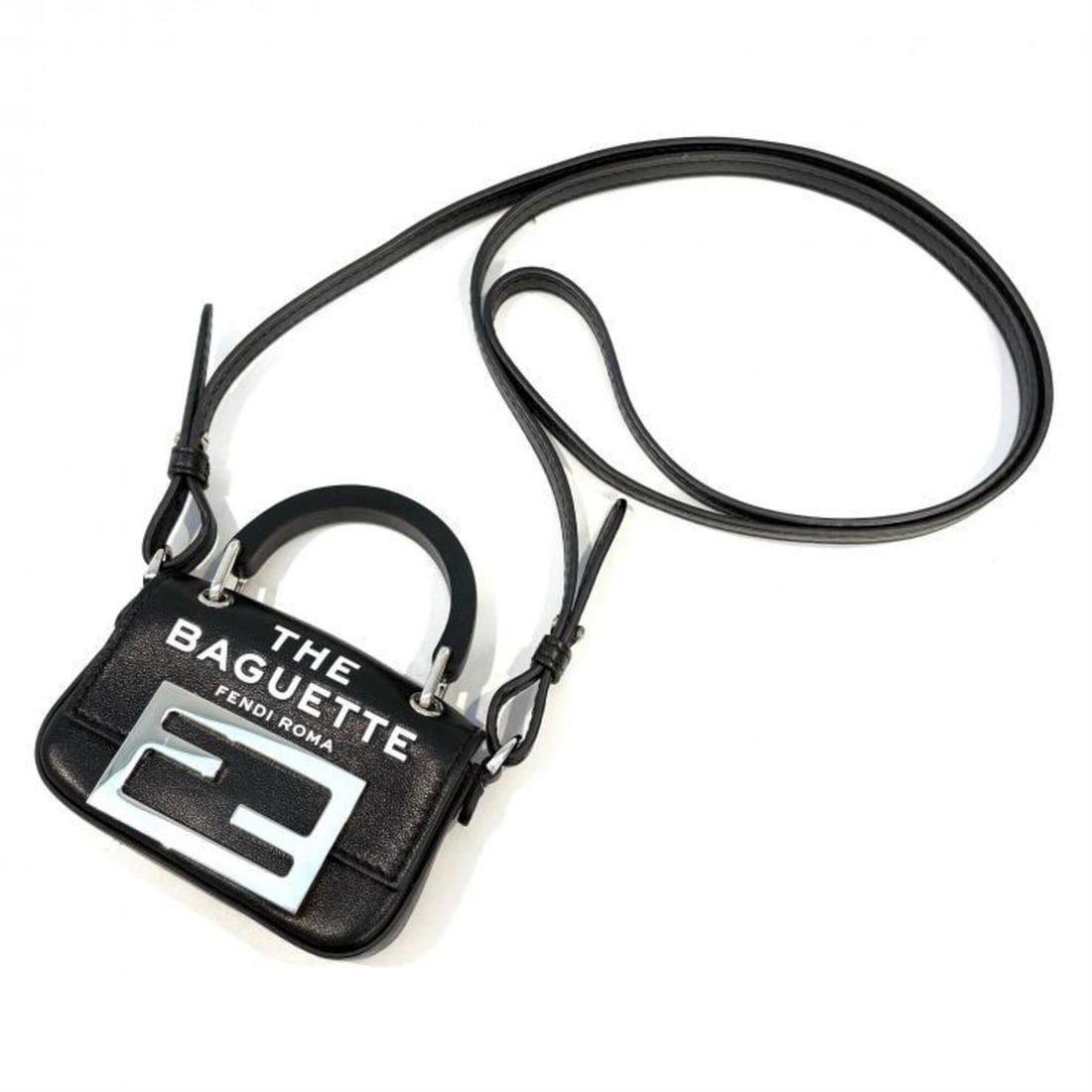 Fendi x Marc Jacobs Nano Bucket Leather Shoulder Bag (7AS136): --- Catalog ---Category: SizeSize (HxWxD): 7cm x 10.5cm x 2.5cm / 2.75'' x 4.13'' x 0.98''Category: DesignType: Shoulder bagColor: Black, WhiteGender: WomenMaterial: Leather Category: GeneralBrand: Fe