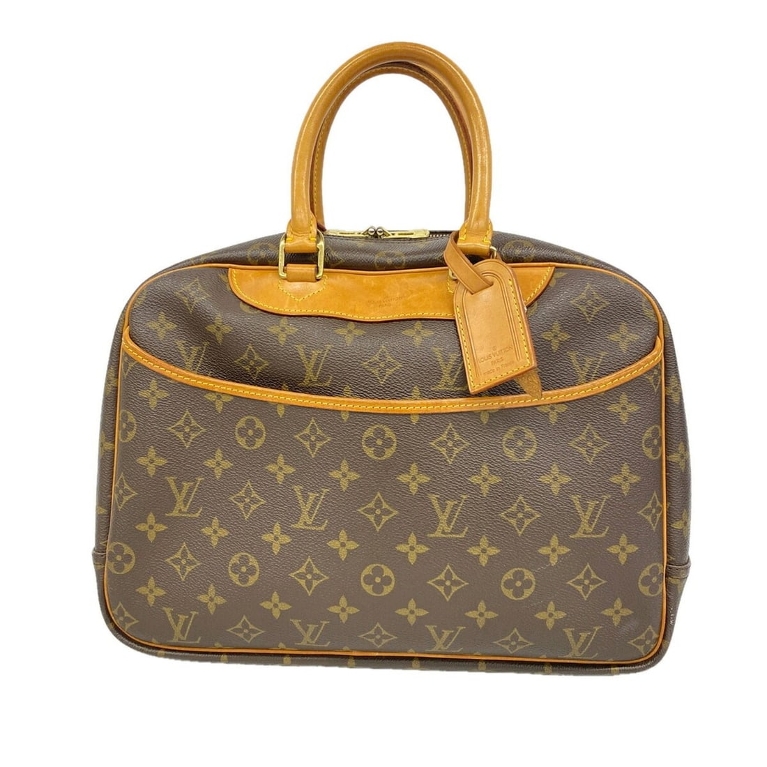 Louis Vuitton Monogram Deauville Handbag M47270 Brown Women's P3400168: --- Catalog ---Category: SizeSize (HxWxD): 26cm x 34cm x 13cm / 10.23'' x 13.38'' x 5.11''Category: DesignType: HandbagColor: BrownGender: WomenCategory: GeneralMPN: M47270Brand: Louis Vuitton--- Item