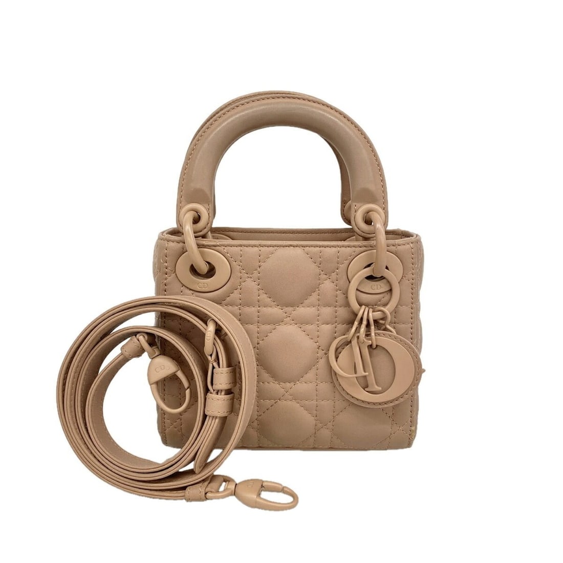 Christian Dior Cannage Lady Handbag, Leather, Pink Brown, 2-way Bag for Women, OP014686: --- Catalog ---Category: SizeSize (HxWxD): 13cm x 14cm x 5.5cm / 5.11'' x 5.51'' x 2.16''Category: DesignType: HandbagColor: PinkGender: WomenMaterial: Leather Category: GeneralBrand: Christian Dior--