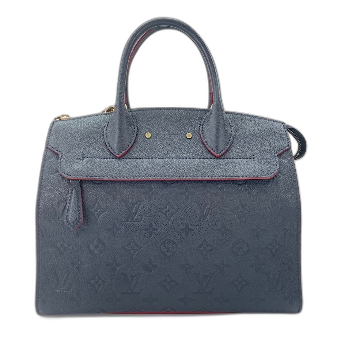 LOUIS VUITTON Pont Neuf MM Handbag, Navy: --- Catalog ---Category: SizeHandle Drop: 9.00cm / 3.54''Size (HxWxD): 25cm x 31cm x 10cm / 9.84'' x 12.2'' x 3.93''Strap Length: 80cm - 90cm / 31.49'' - 35.43''Category: DesignType: HandbagColor: Nav