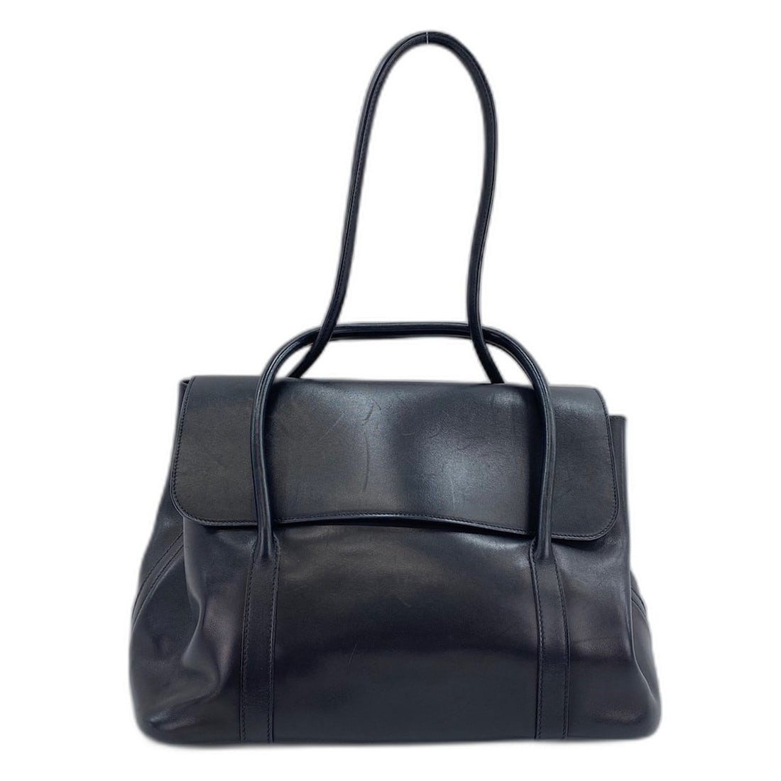 HERMES Initial Shoulder Bag, Black - 2
