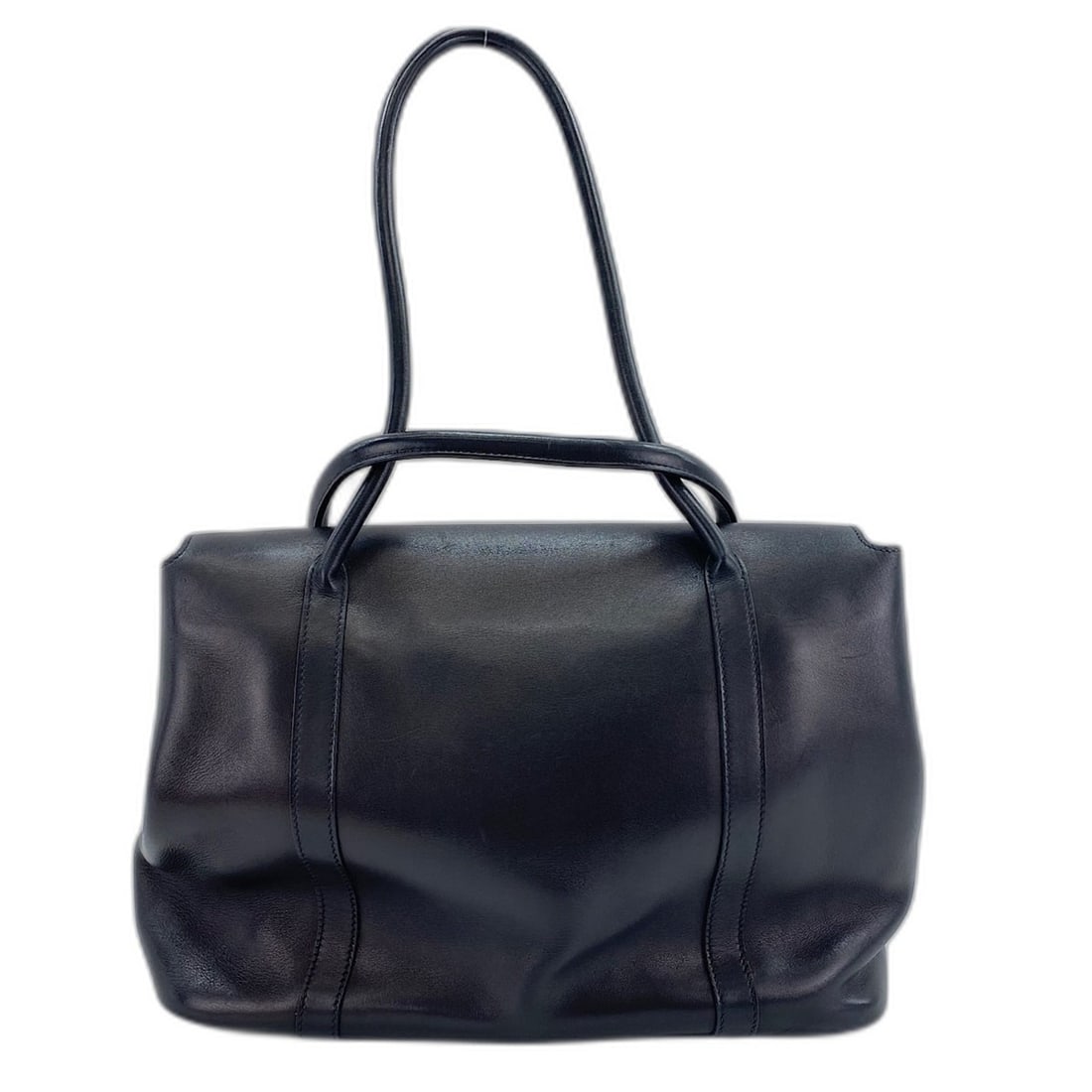 HERMES Initial Shoulder Bag, Black - 3