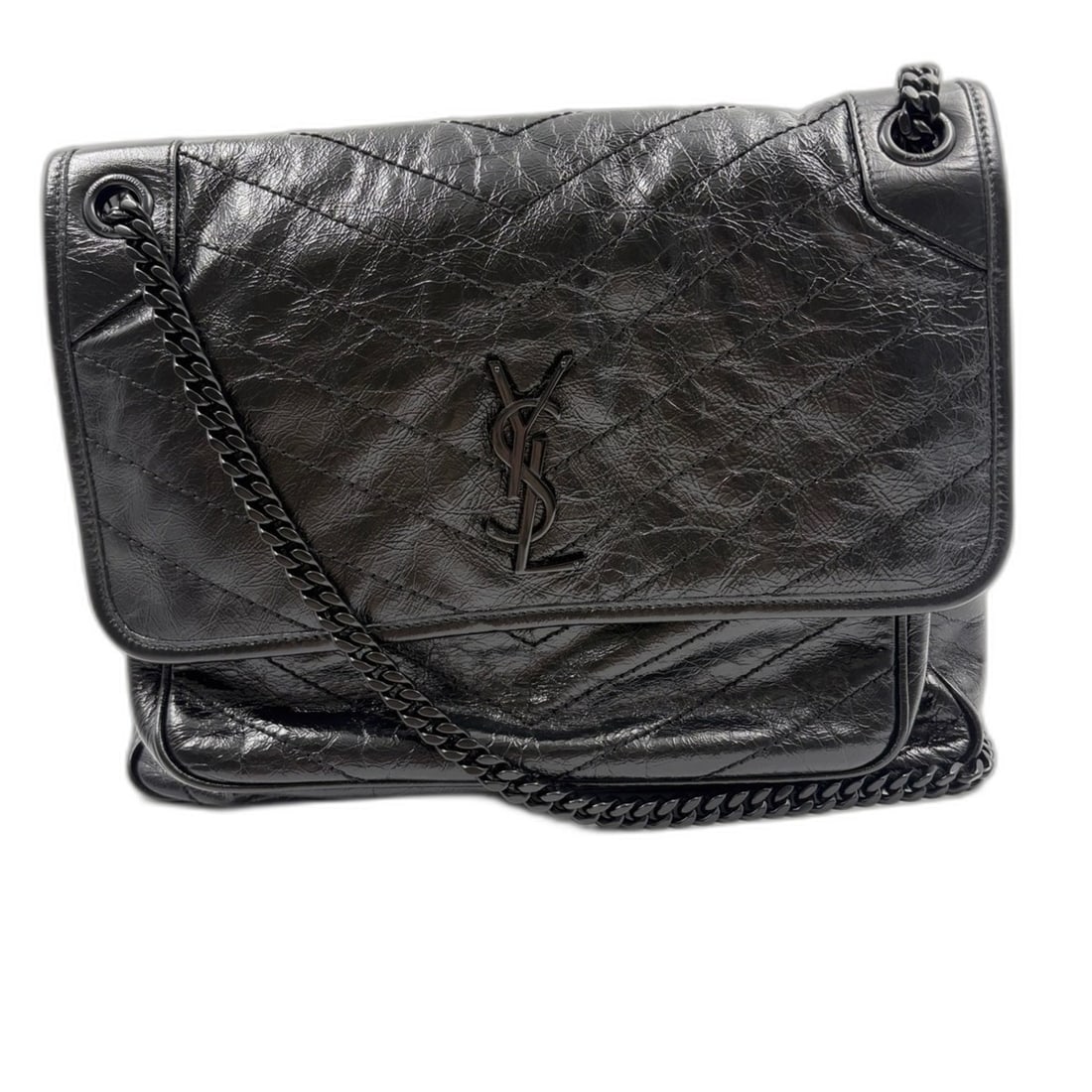 YVES SAINT LAURENT Niki Medium Handbag Shoulder Bag Black (1 of 14)