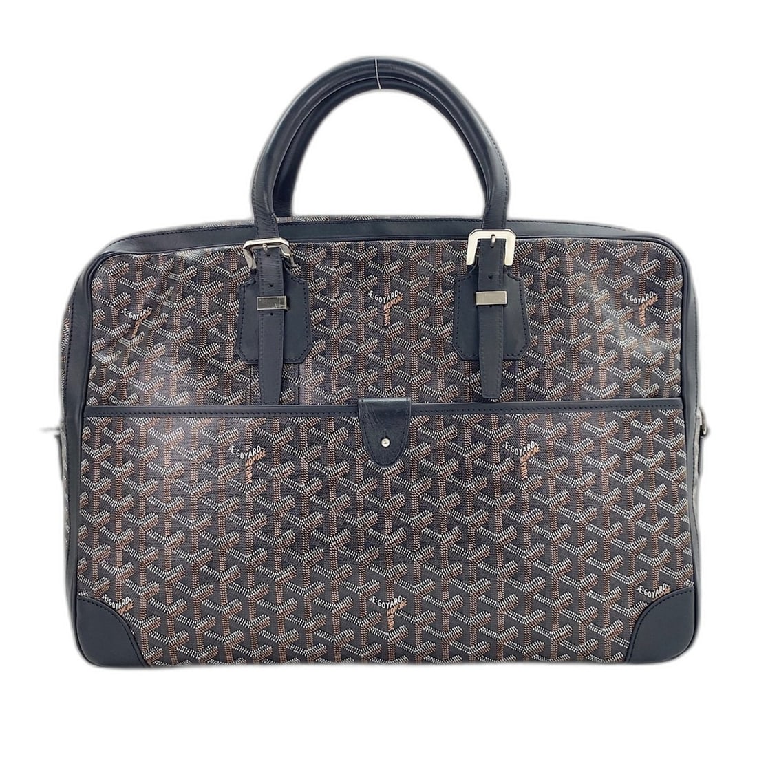 GOYARD Ambassade MM Handbag, Black: --- Catalog ---Category: SizeSize (HxWxD): 29cm x 41cm x 11cm / 11.41'' x 16.14'' x 4.33''Category: DesignType: HandbagColor: BlackGender: WomenCategory: GeneralBrand: Goyard--- Item List ---Section:
