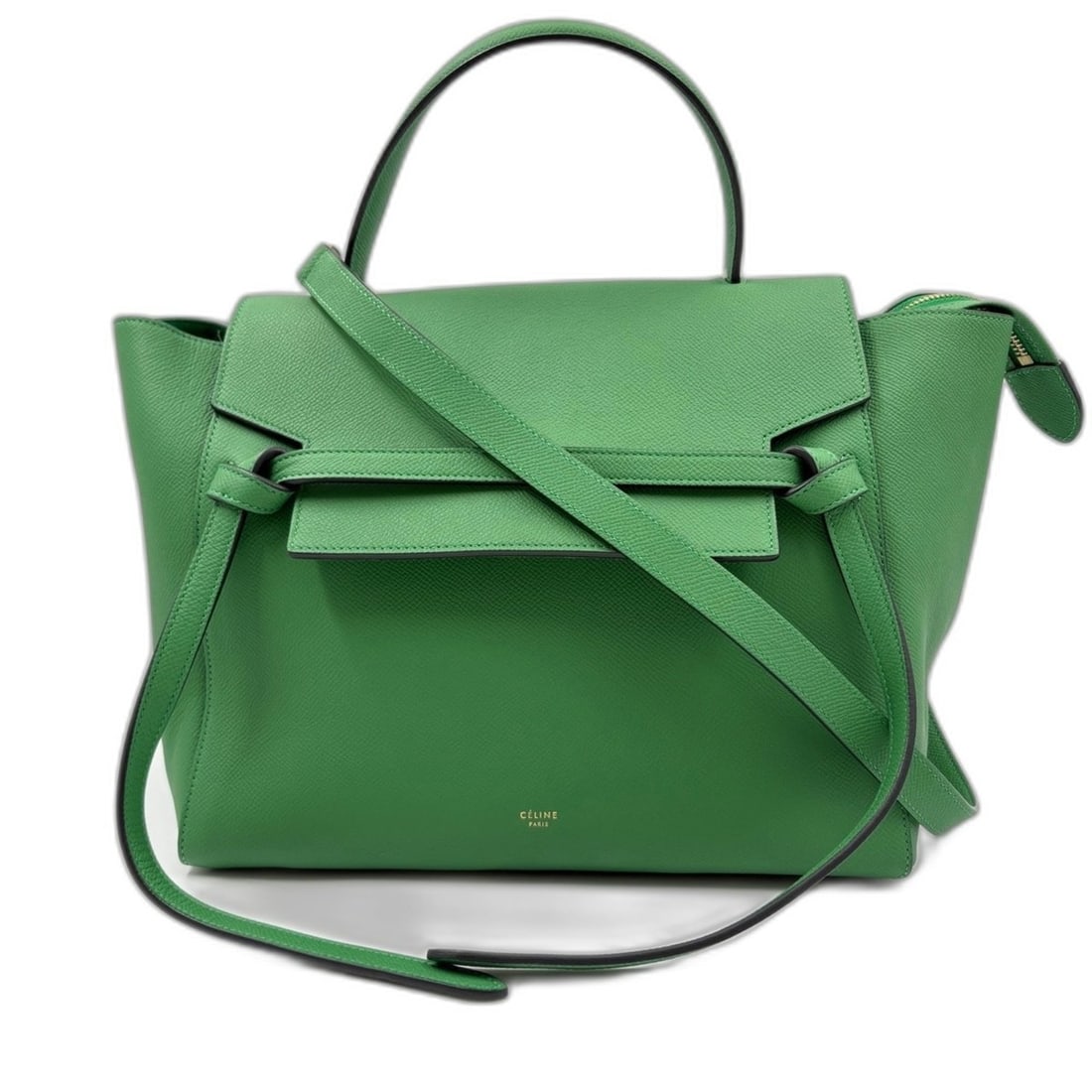 CELINE Belt Bag, Handbag, Shoulder Green: --- Catalog ---Category: SizeSize (HxWxD): 23cm x 38cm x 16cm / 9.05'' x 14.96'' x 6.29''Category: DesignType: Handbag, Shoulder bagColor: GreenGender: WomenCategory: GeneralBrand: Celine--- Item