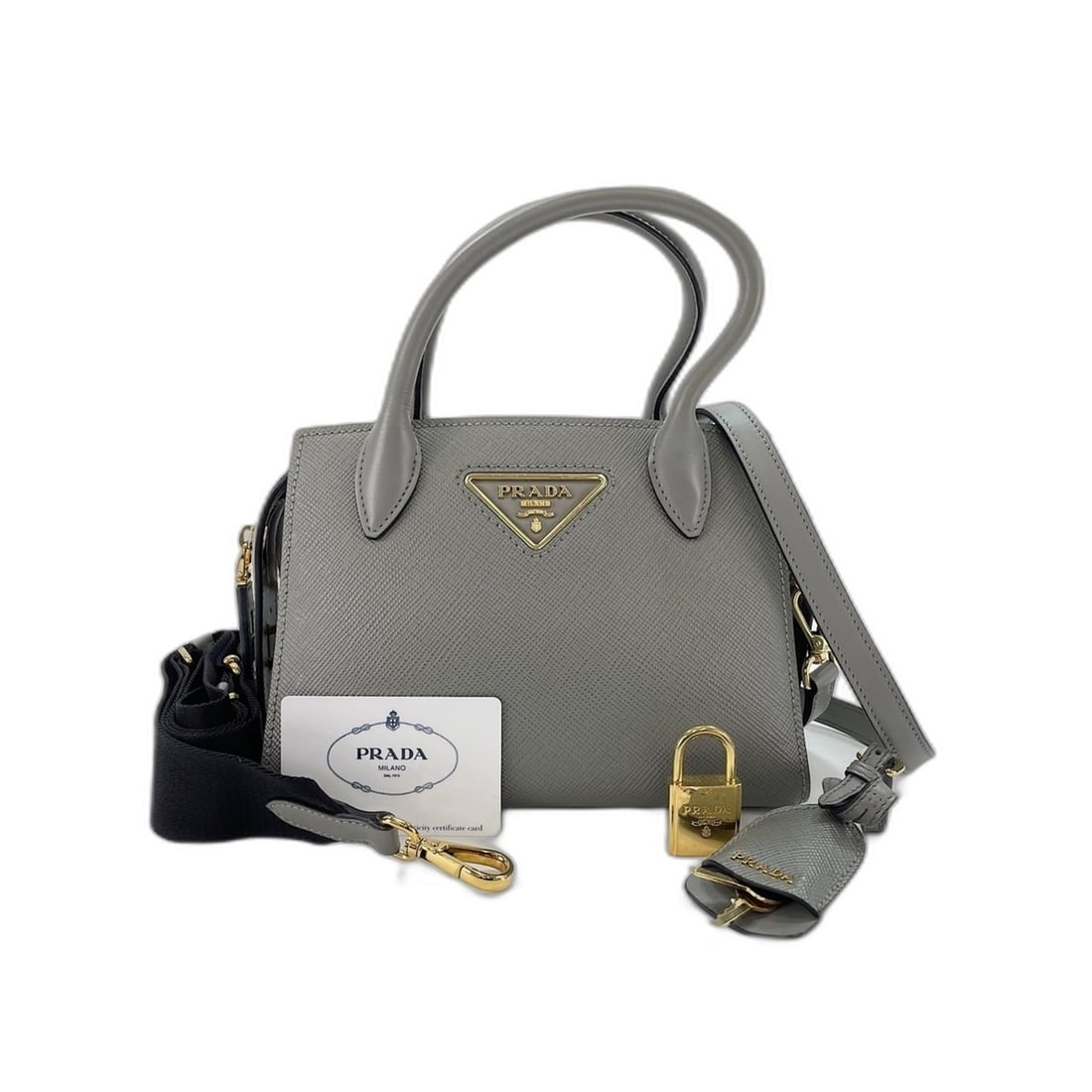 PRADA shoulder bag, gray