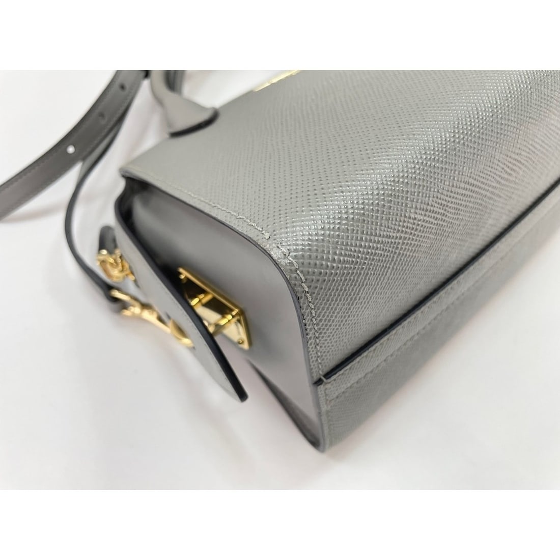 PRADA shoulder bag, gray - 8
