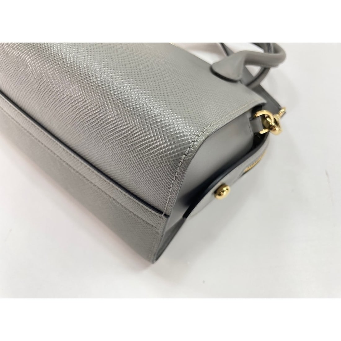 PRADA shoulder bag, gray - 9