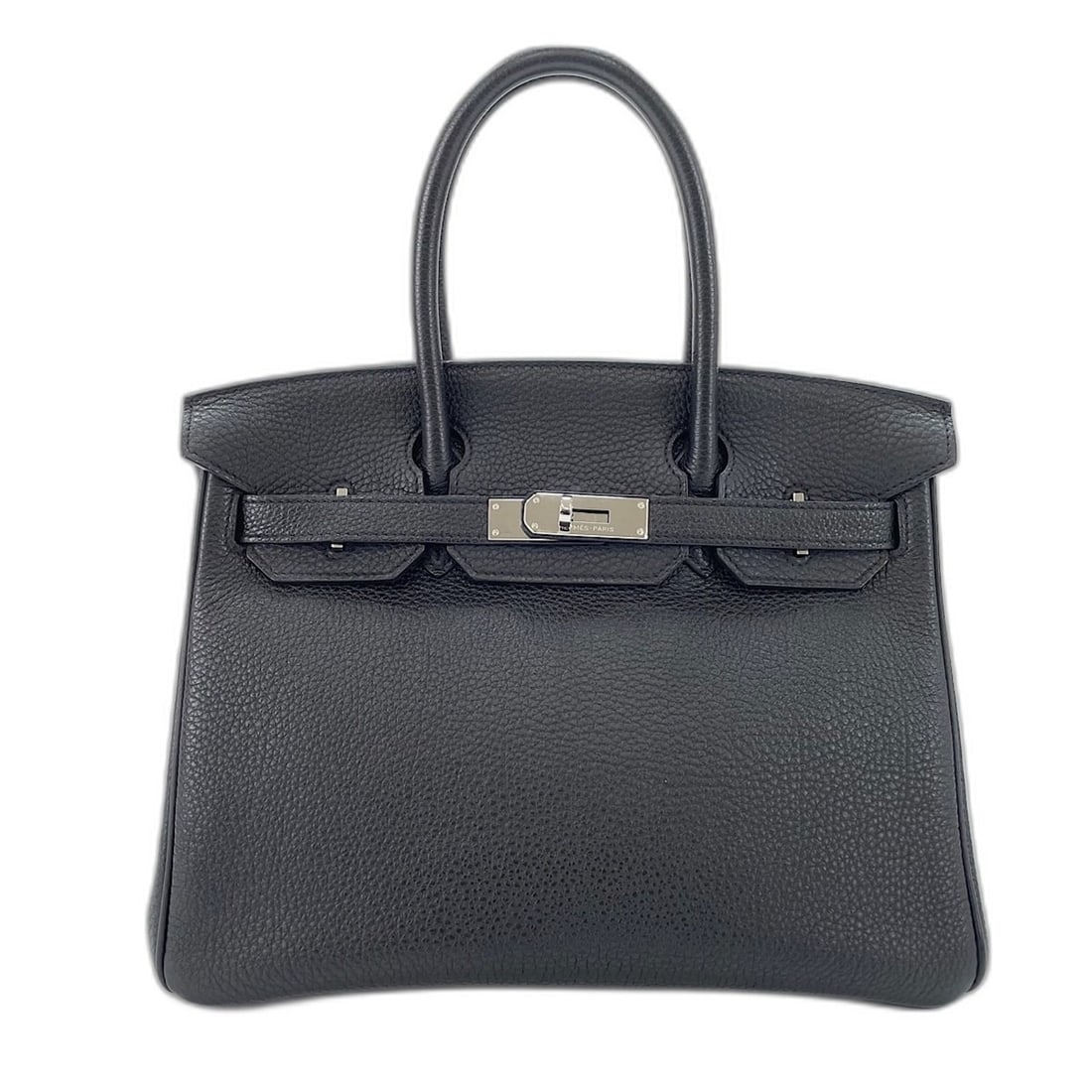 HERMES Birkin 30 Handbag, Black: --- Catalog ---Category: SizeSize (HxWxD): 24cm x 30cm x 16cm / 9.44'' x 11.81'' x 6.29''Category: DesignType: HandbagColor: BlackGender: WomenCategory: GeneralBrand: Hermes--- Item List ---Section: C