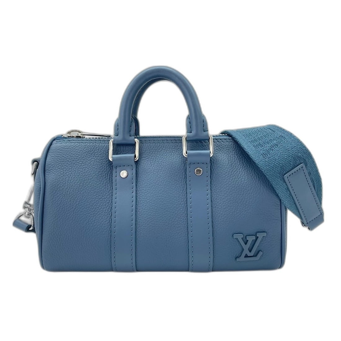 LOUIS VUITTON Keepall XS Handbag, Navy: --- Catalog ---Category: SizeSize (HxWxD): 12cm x 22cm x 8cm / 4.72'' x 8.66'' x 3.14''Category: DesignType: HandbagColor: NavyGender: WomenCategory: GeneralBrand: Louis Vuitton--- Item List ---Sectio