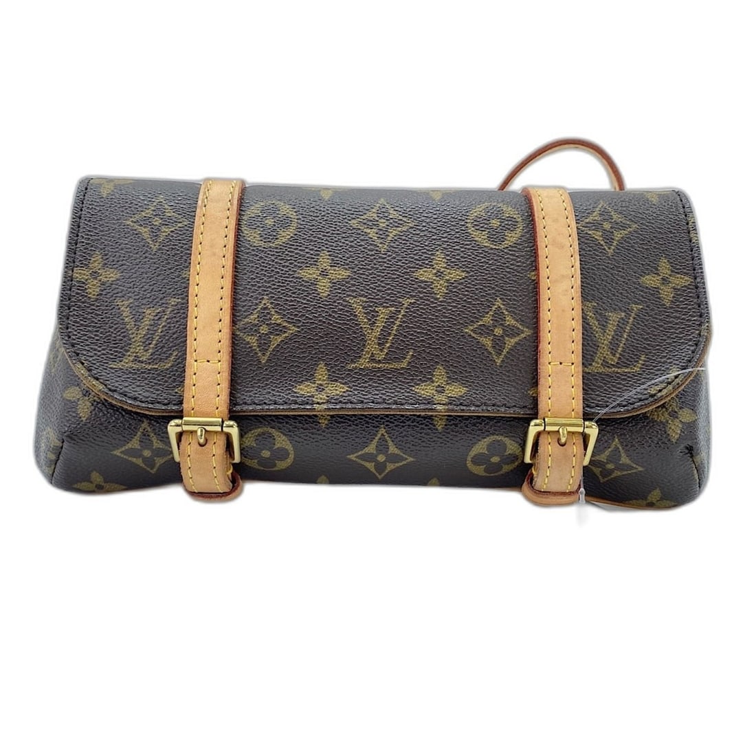 LOUIS VUITTON Pochette Marelle Shoulder Bag, Brown: --- Catalog ---Category: SizeSize (HxWxD): 11cm x 24cm x 3cm / 4.33'' x 9.44'' x 1.18''Category: DesignType: Pochette, Shoulder bagColor: BrownGender: WomenCategory: GeneralBrand: Louis Vuitton--- Ite