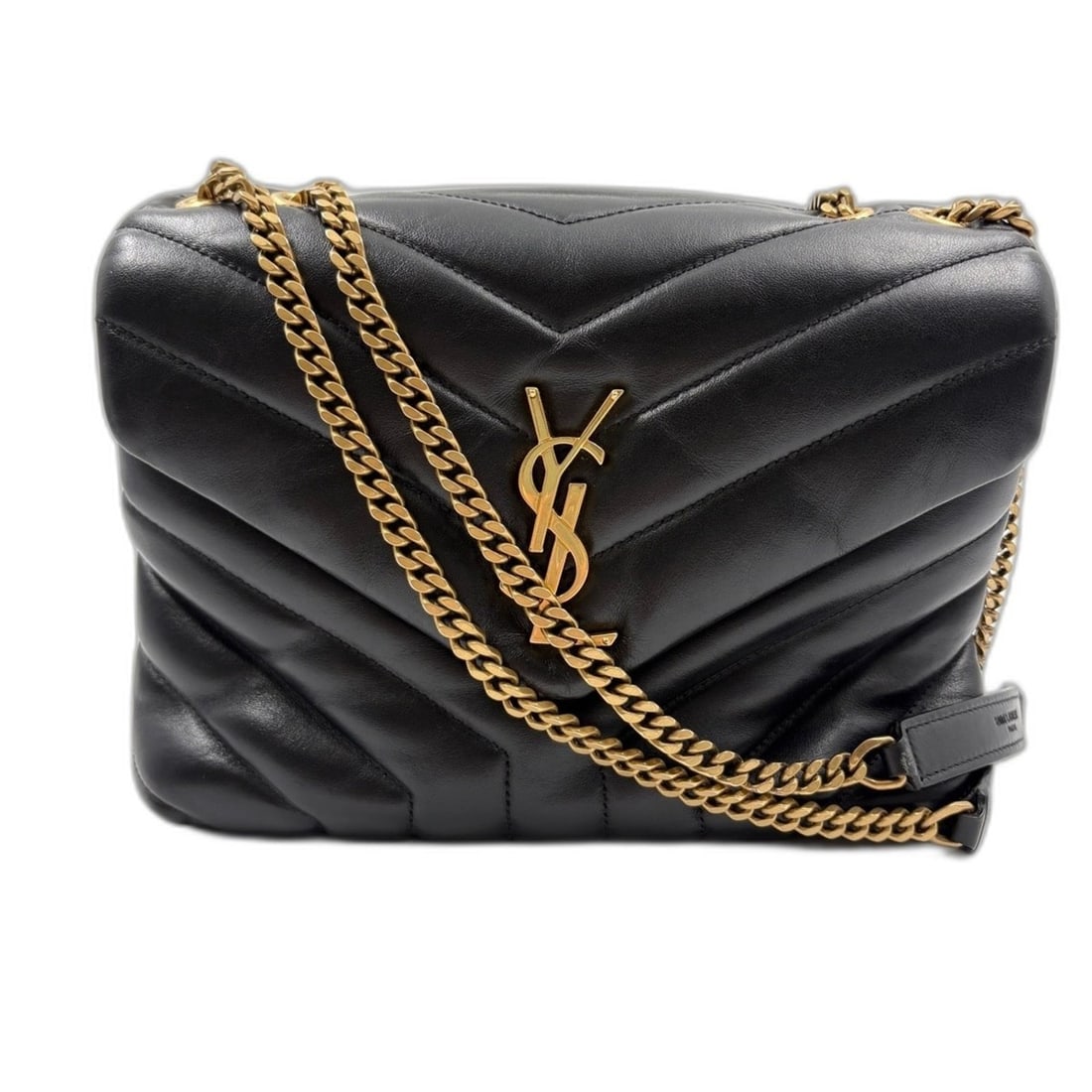 YVES SAINT LAURENT Lulu Small Handbag Shoulder Bag Black (1 of 13)