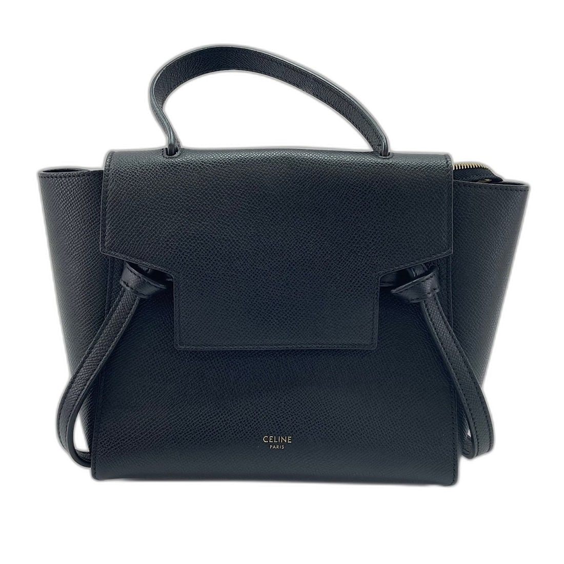 CELINE Belt Bag Nano Handbag Shoulder Gray: --- Catalog ---Category: SizeSize (HxWxD): 17cm x 20cm x 11cm / 6.69'' x 7.87'' x 4.33''Category: DesignType: Handbag, Shoulder bagColor: GrayGender: WomenCategory: GeneralBrand: Celine--- Item List -