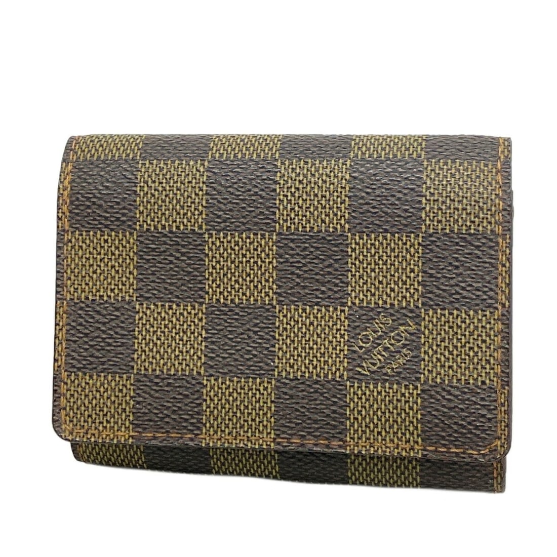 Louis Vuitton Business Card Holder/Card Case, Damier Enveloppe Carte de Visite N62920, Ebene,: --- Catalog ---Category: DesignType: Card caseColor: EbeneGender: Men,WomenCategory: GeneralMPN: N62920Brand: Louis VuittonCategory: Physical PropertiesSize (HxWxD): 8.5cm x 10cm x 2cm / 3.34'' x 3.93