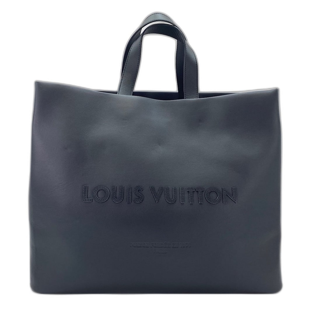 LOUIS VUITTON Noir MM Tote Bag Black (1 of 19)
