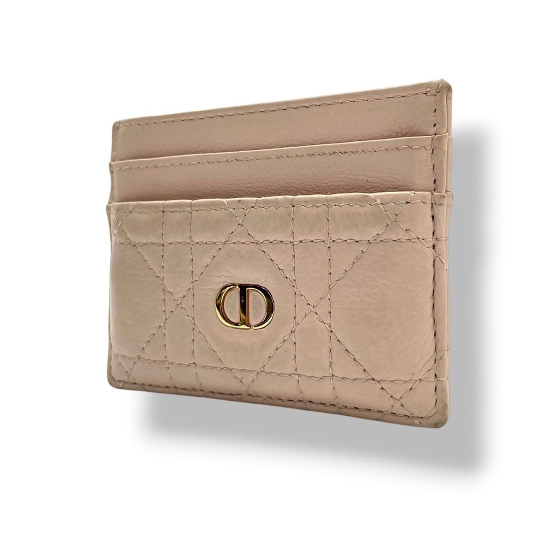 Christian Dior Caro Freesia Card Holder, Business Case, Pass Cannage Calfskin, Light Pink/Baby Pink,: --- Catalog ---Category: DesignType: Card caseColor: Baby pink, Light pinkGender: WomenMaterial: Leather Category: GeneralBrand: Christian DiorCountry of Origin: ItalyCategory: Physical