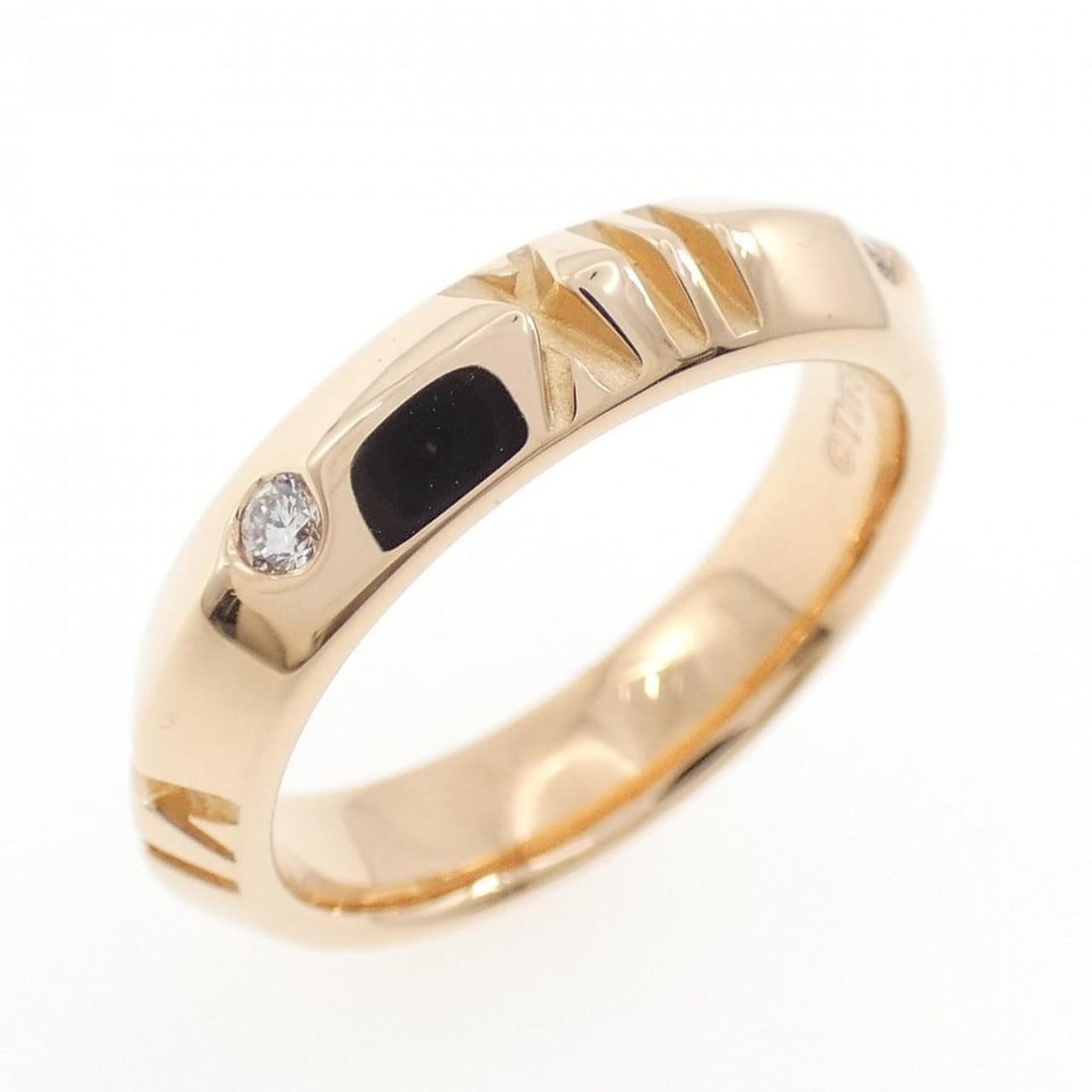Tiffany & Co. Atlas X Closed Narrow Ring 0.10 CT: --- Catalog ---Category: SizeJP Size: 10.5US Size: 5.5Category: DesignType: Band ringGender: WomenMaterial: Pink gold (18K)Category: GeneralMPN: 67787404Brand: Tiffany--- Item List ---Section: