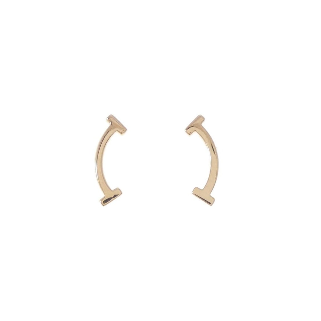 Tiffany T Smile Earrings: --- Catalog ---Category: SizeSize (HxWxD): 13.20mm x 4.30mm / 0.52'' x 0.17''Category: DesignType: Stud earringsGender: WomenMaterial: Pink gold (18K)Category: GeneralMPN: 60150754Brand: Tiffany---