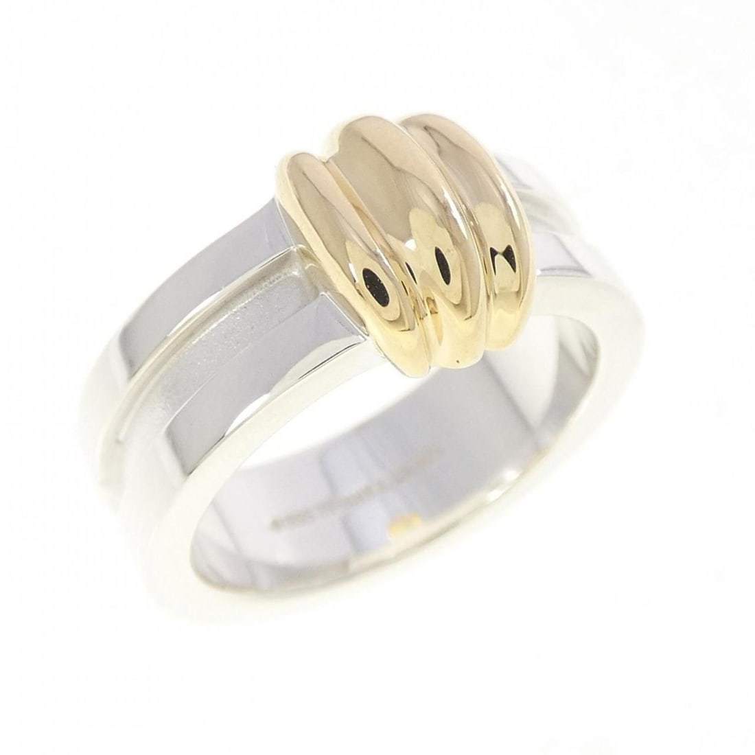 Tiffany & Co. 925 750YG Ring: --- Catalog ---Category: SizeJP Size: 14US Size: 7Category: DesignType: Band ringGender: WomenMaterial: Silver 925, Yellow gold (18K)Category: GeneralBrand: Tiffany--- Item List ---Section: