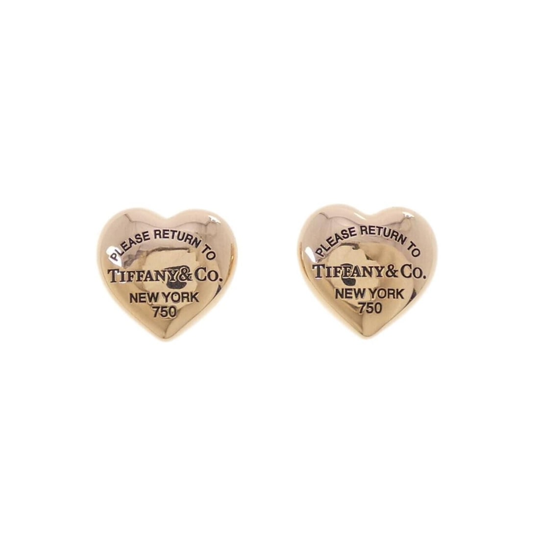 Tiffany & Co. 750PG Earrings: --- Catalog ---Category: SizeSize (HxWxD): 10.90mm x 11.40mm / 0.43'' x 0.45''Category: DesignType: Stud earringsGender: WomenMaterial: Pink gold (18K)Category: GeneralBrand: Tiffany--- Item List