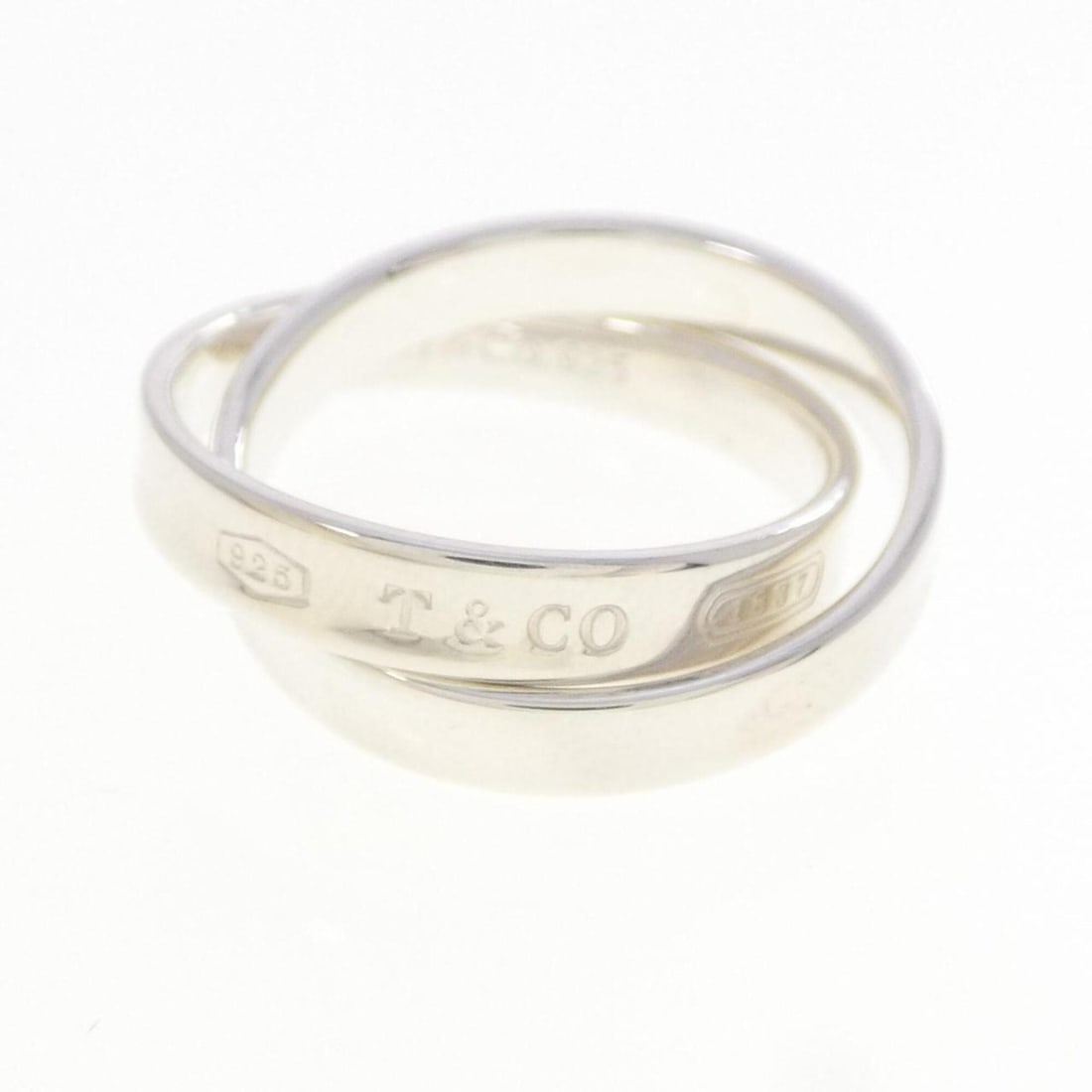 Tiffany & Co. 1837 Interlocking Circle Ring: --- Catalog ---Category: SizeJP Size: 11US Size: 6Category: DesignType: Band ringGender: WomenMaterial: Silver 925Category: GeneralBrand: Tiffany--- Item List ---Section: ConditionRanking: Rank SA