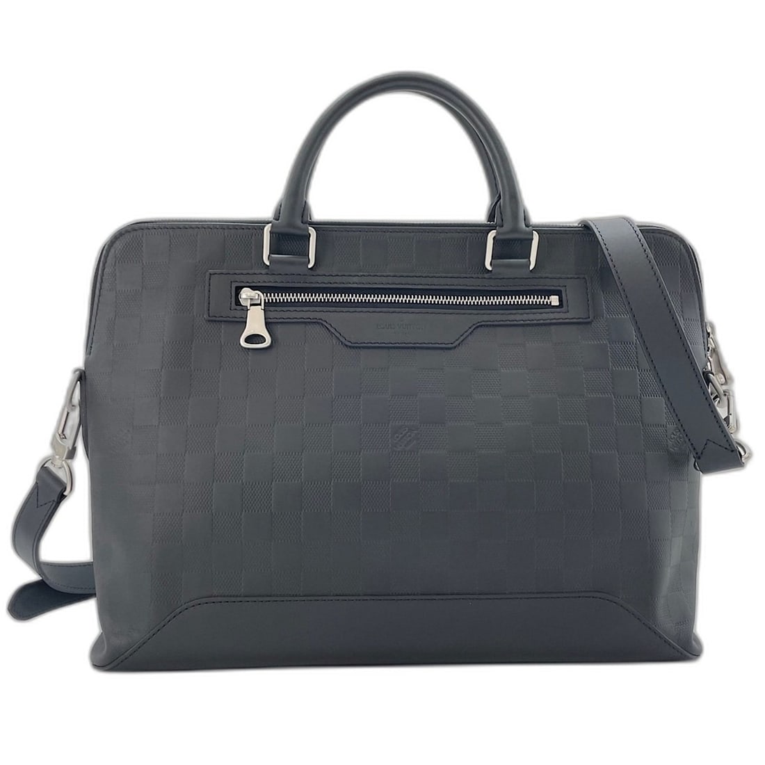 LOUIS VUITTON Avenue Briefcase Handbag, Black: --- Catalog ---Category: SizeHandle Drop: 9.00cm / 3.54''Size (HxWxD): 28cm x 38cm x 9cm / 11.02'' x 14.96'' x 3.54''Strap Length: 112cm - 136cm / 44.09'' - 53.54''Category: DesignType: