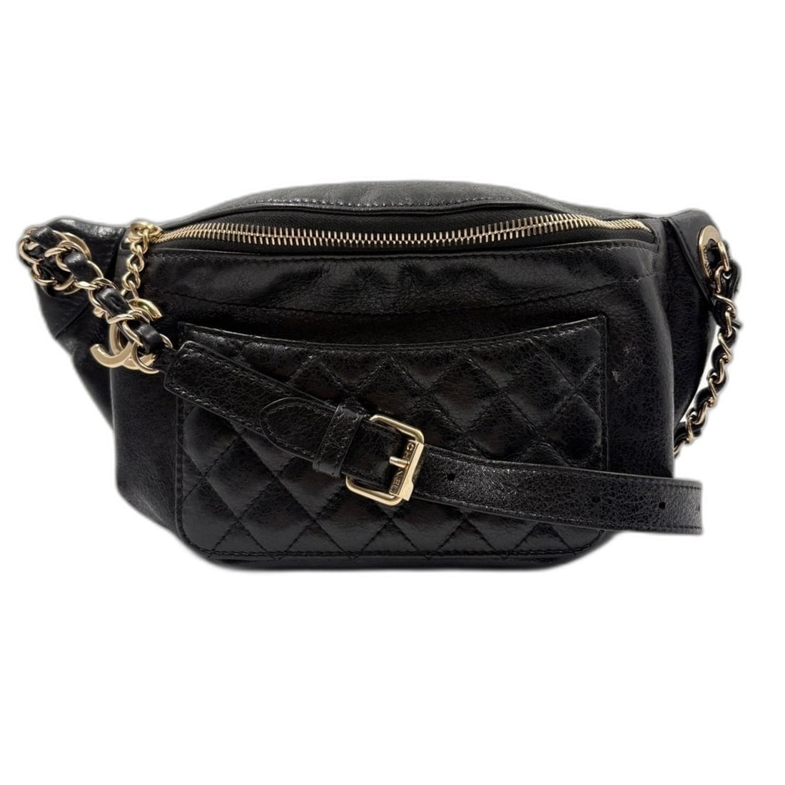 CHANEL Matelassé Body Bag, Black (1 of 18)