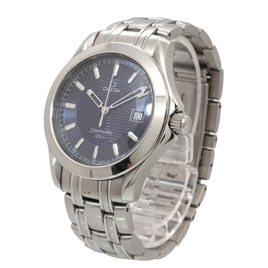 Omega Seamaster 120m 2511 81 Men's Watch, Date, Blue, Quartz Watch: --- Catalog ---Category: SizeWrist Size: 15.5cm / 6.1''Case Diameter: 36mm / 1.42''Category: DesignType: WristwatchGender: MenColor (Dial): BlueMaterial (Band): Stainless steelMaterial (Case): Stainle