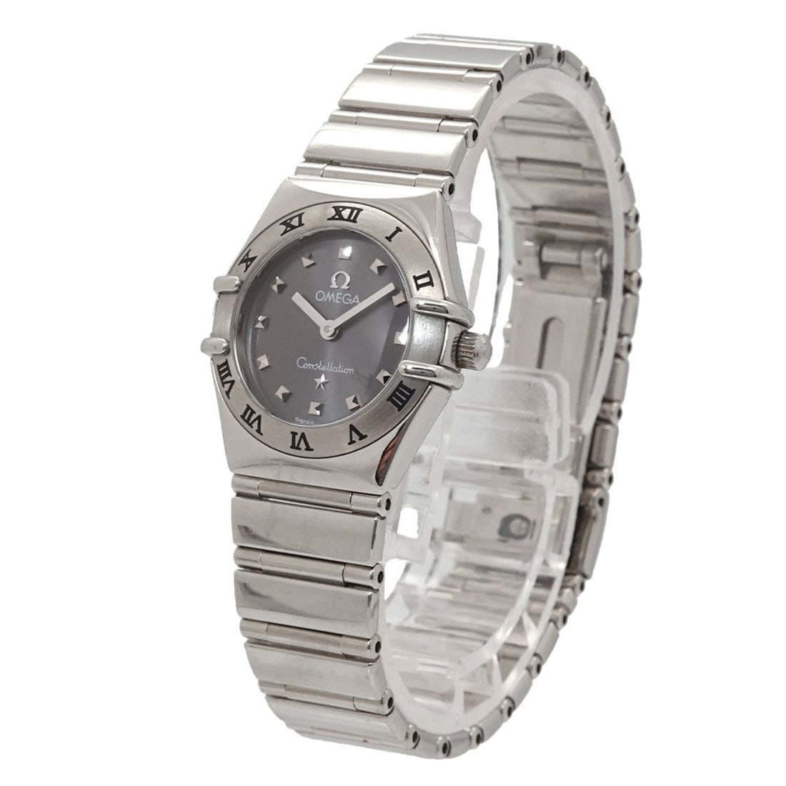 Omega Constellation Mini My Choice 1561 51 Women's Watch, Gray, Quartz Watch: --- Catalog ---Category: SizeWrist Size: 15.5cm / 6.1''Case Diameter: 22mm / 0.87''Category: DesignType: WristwatchGender: WomenColor (Dial): GrayMaterial (Band): Stainless steelMaterial (Case): Stain