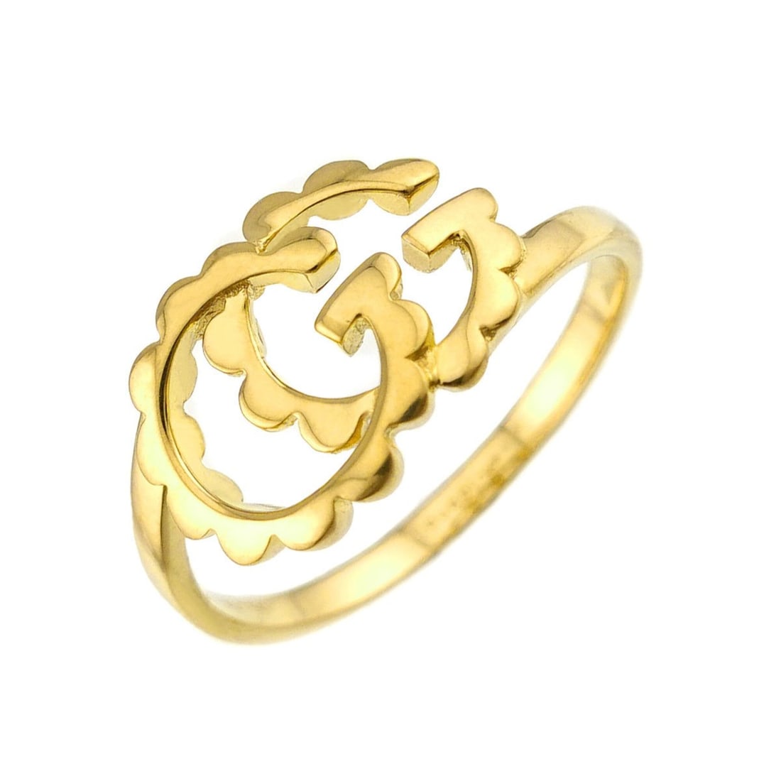 Gucci GG Running #15 Ring, 18K YG Yellow Gold 750: --- Catalog ---Category: SizeJP Size: 15US Size: 7.5Category: DesignType: Band ringGender: WomenMaterial: Yellow gold (18K)Category: GeneralBrand: Gucci--- Item List ---Section: ConditionRanking: Rank