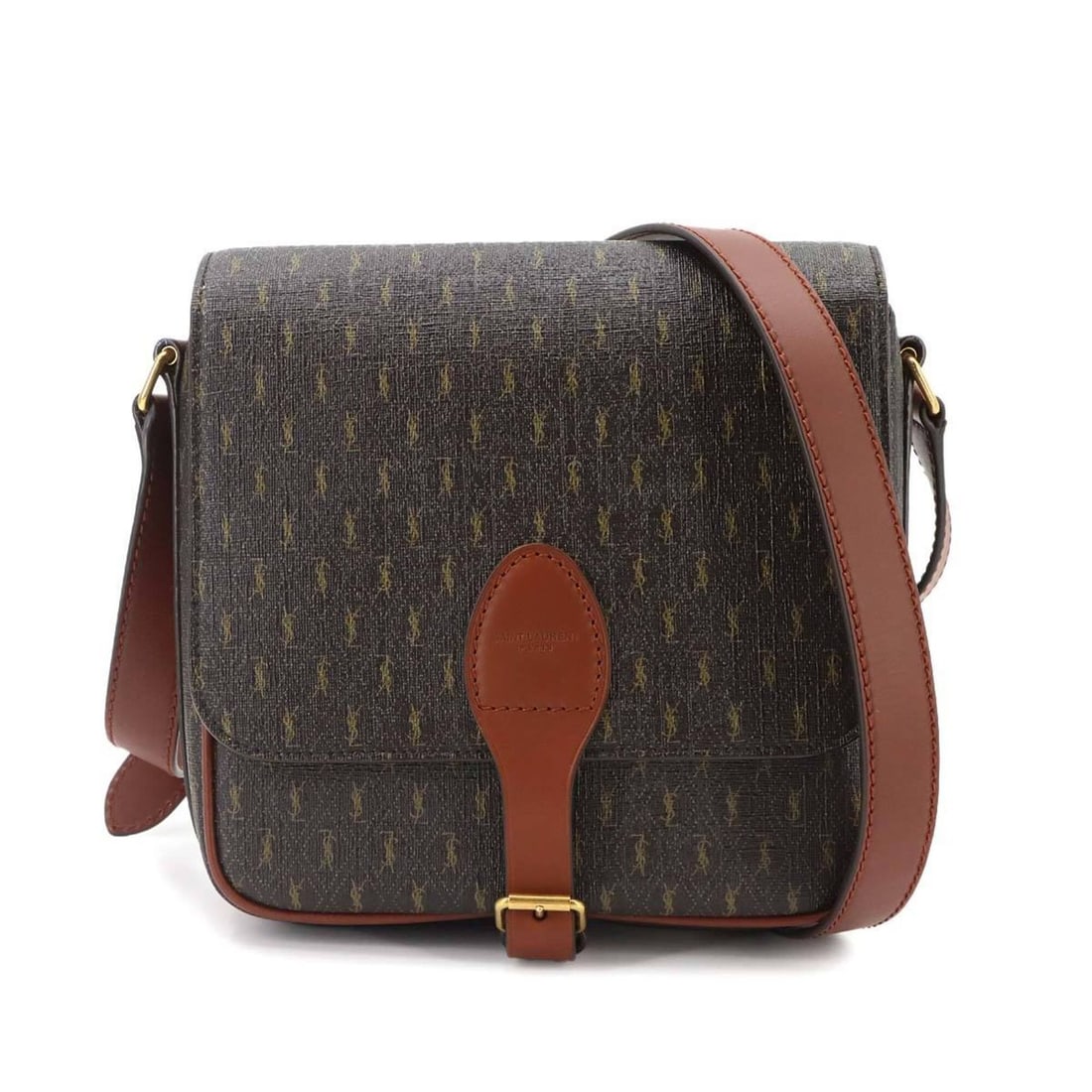 Saint Laurent Le Monogram Medium Satchel Shoulder Handbag, Leather, Chestnut, 668582, Gold Hardware: --- Catalog ---Category: SizeSize (HxWxD): 21cm x 20cm x 7.5cm / 8.26'' x 7.87'' x 2.95''Category: DesignType: Handbag, Shoulder bagColor: BrownGender: WomenMaterial: Leather , PVC Category: GeneralMP
