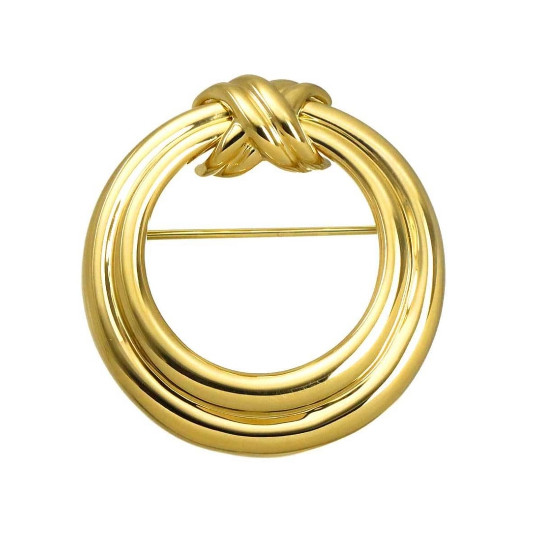 Tiffany & Co. Signature Cross Brooch 18K YG Yellow Gold 750: --- Catalog ---Category: SizeSize (HxWxD): 32cm x 30cm / 12.59'' x 11.81''Category: DesignType: BroochGender: WomenMaterial: Yellow gold (18K)Category: GeneralBrand: Tiffany--- Item List ---Section: C