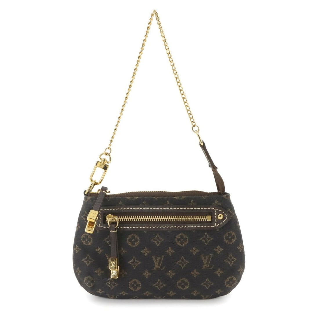 Louis Vuitton Monogram Mini Lin Pochette Accessoires Handbag, Leather, Ebene, M95668, Gold Hardware.: --- Catalog ---Category: SizeSize (HxWxD): 11cm x 17cm x 2.5cm / 4.33'' x 6.69'' x 0.98''Category: DesignType: Handbag, PochetteColor: EbeneGender: WomenMaterial: Monogram Mini Lin Category: GeneralMP