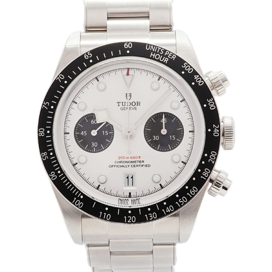 Tudor Black Bay Chrono 79360N White Dial Men's Watch: --- Catalog ---Category: SizeWrist Size: 18.5cm / 7.28''Case Diameter: 41.5mm / 1.63''Category: DesignType: WristwatchGender: MenColor (Dial): WhiteMaterial (Band): Stainless steelCategory: GeneralMPN