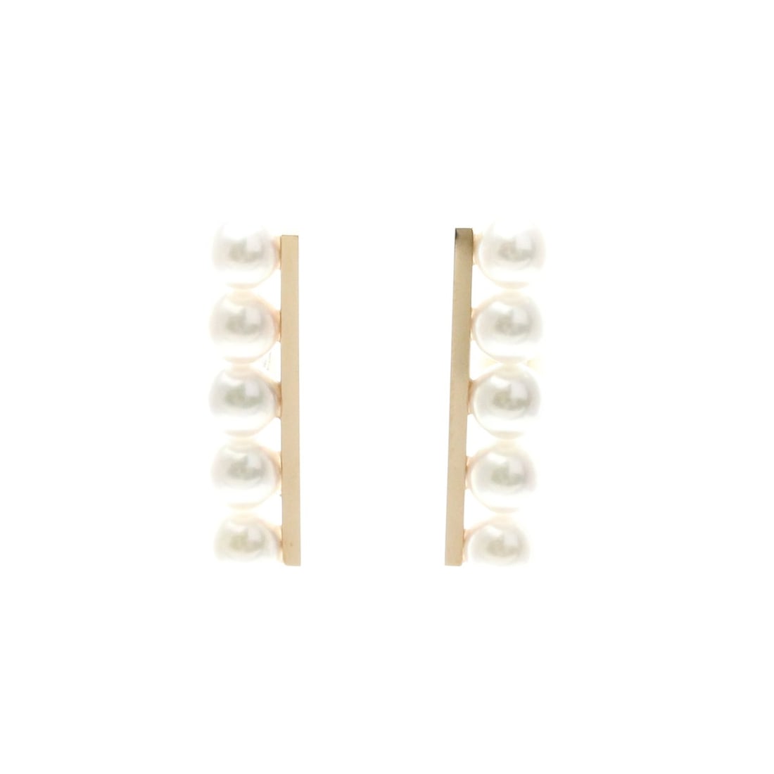 Tasaki Balance Plus Earrings Pearl Pink Gold (18K) Stud Earrings Pink Gold: --- Catalog ---Category: SizeWeight: 4.9g / 0.17oz.Size (HxWxD): 28.30mm x 7.00mm / 1.11'' x 0.28''Category: DesignType: Stud earringsColor: Pink goldMetal: GoldStone: PearlStyle: FashionGender: Women