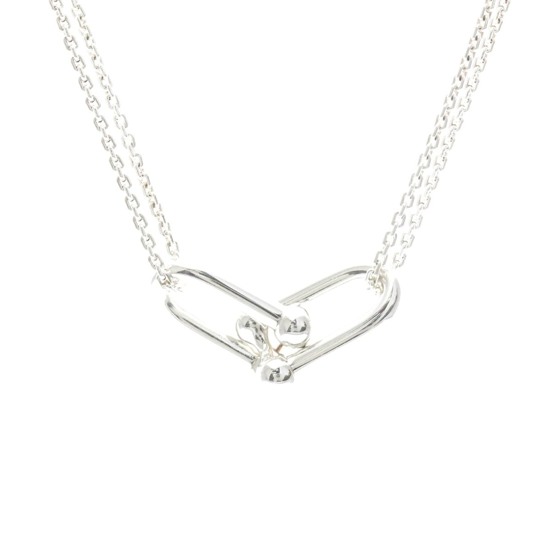 Tiffany Hardware Necklace Silver 925 No Stone Women,Men Business,Fashion Necklace (Silver): --- Catalog ---Category: SizeWeight: 11.6g / 0.4oz.Neck Circumference: 40 cm / 15.74''Category: DesignColor: SilverMetal: SilverStone: No StoneStyle: Business, FashionGender: Women,MenMaterial: Silver