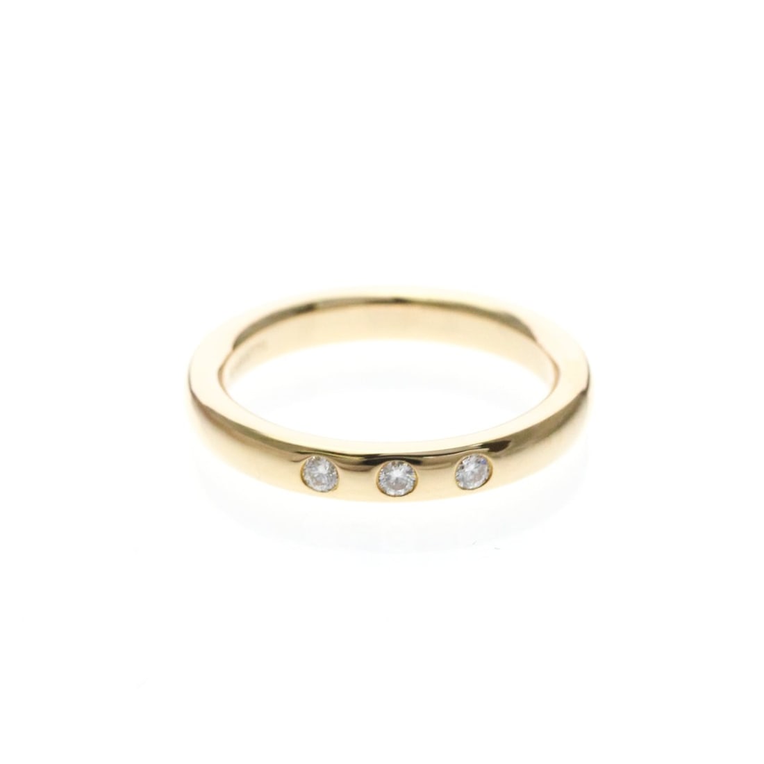 Tiffany Stacking Bands 3P Diamond Pink Gold (18K) Fashion Diamond Band Ring Pink Gold: --- Catalog ---Category: SizeWidth: 2.6mm / 0.1''Weight: 3.5g / 0.12oz.JP Size: 6.5US Size: 3.5-4Category: DesignType: Band ringColor: Pink goldMetal: GoldStone: DiamondStyle: FashionGender: Men,Women
