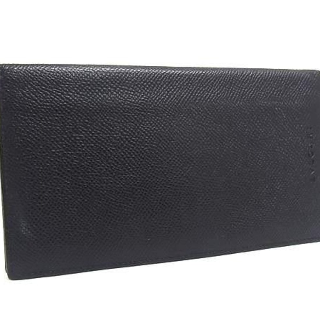 BVLGARI Classico Long Wallet 20308 Black Grain Leather Men's Billfold: --- Catalog ---Category: SizeSize (HxWxD): 17.8cm x 9.5cm / 7'' x 3.74''Category: DesignType: Long wallet (bi-fold)Color: BlackGender: MenCategory: GeneralBrand: BvlgariCountry of Origin: Italy--- Ite