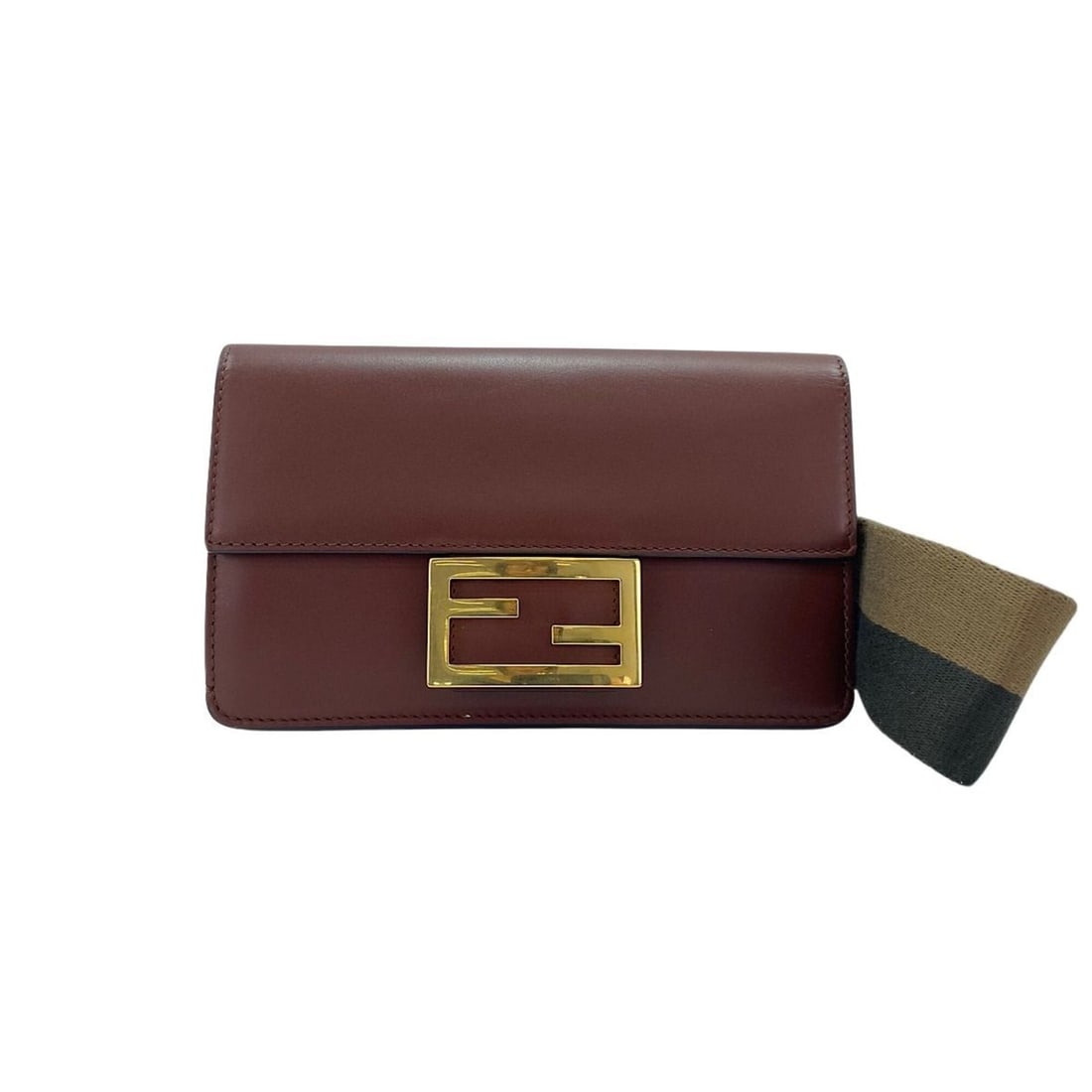 FENDI Flat Bucket Bag Shoulder Brown: --- Catalog ---Category: SizeSize (HxWxD): 11cm x 18cm x 1cm / 4.33'' x 7.08'' x 0.39''Strap Length: 92cm / 36.22''Category: DesignType: Shoulder bagColor: BrownGender: WomenCategory: GeneralBrand: Fe