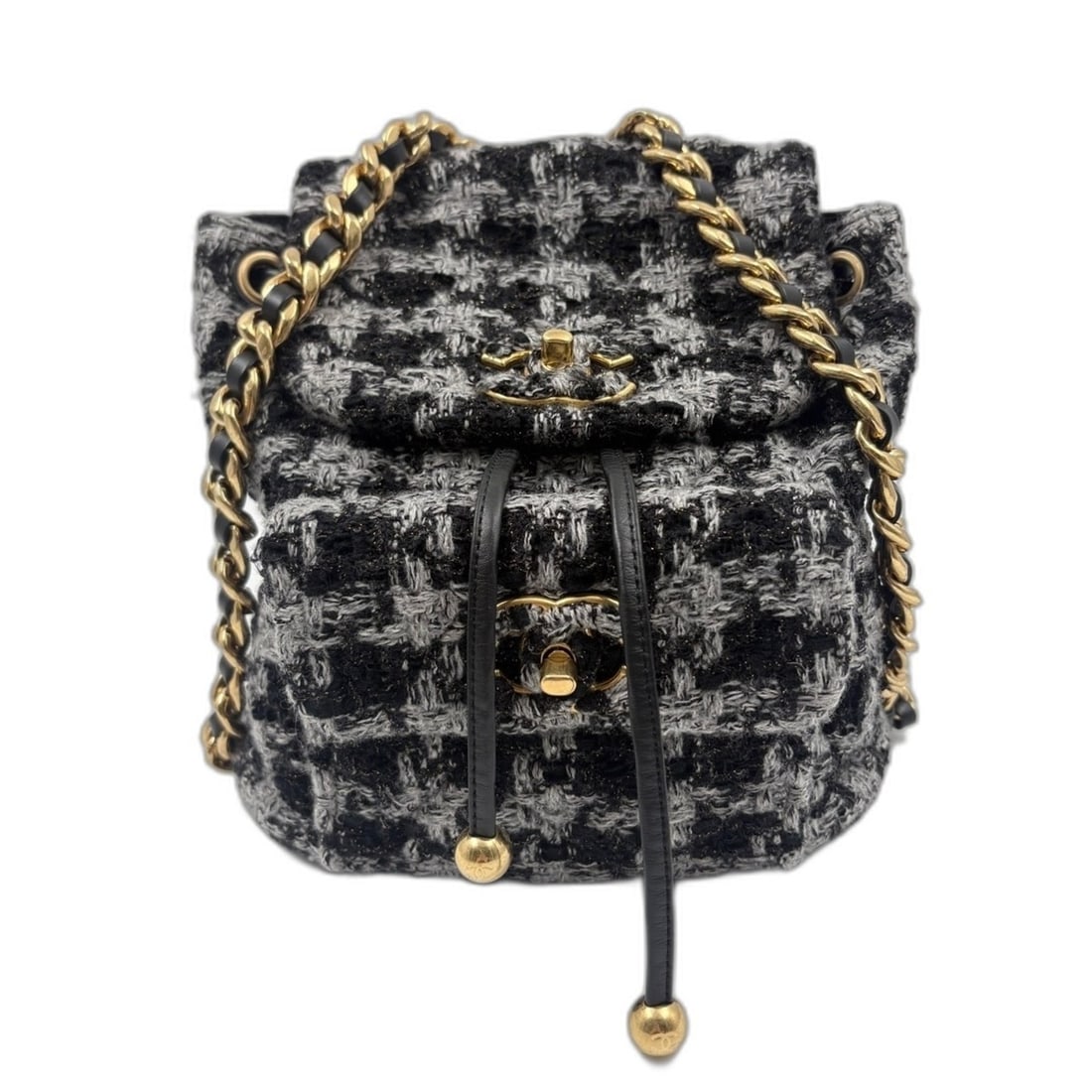 CHANEL Matelassé Large Backpack, Gray - 2